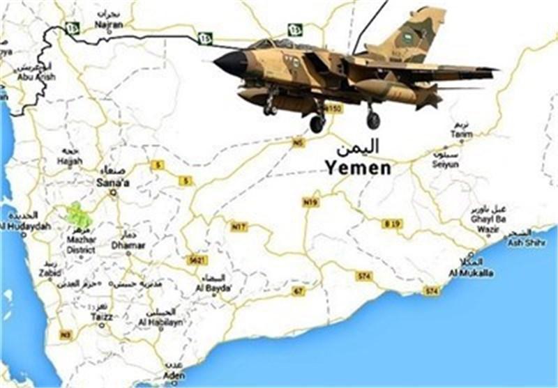 حمله جنگنده های ائتلاف سعودی به جنوب صنعا