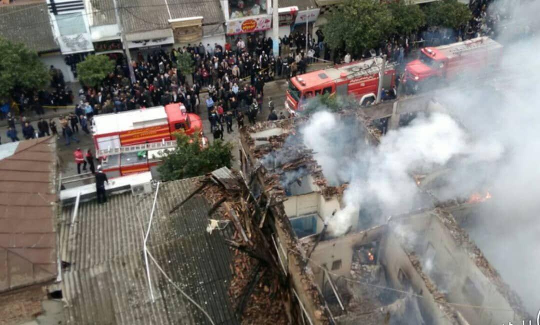 خبرنگاران 40 واحد تجاری در بابل خاکستر شد